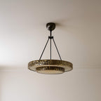 ROUND VINTAGE ALABASTER CHANDELIER | clbxzq04s