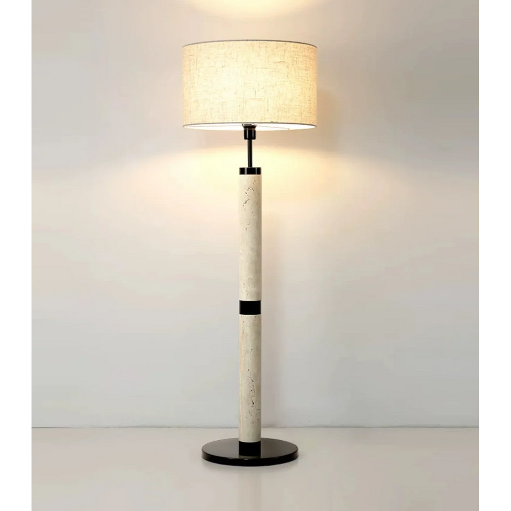 SCULPTED TRAVERTINE WALL LAMP | CLPOJ740