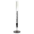 SCULPTURAL MARBLE TORCHIERE FLOOR LAMP | CLJVIS014