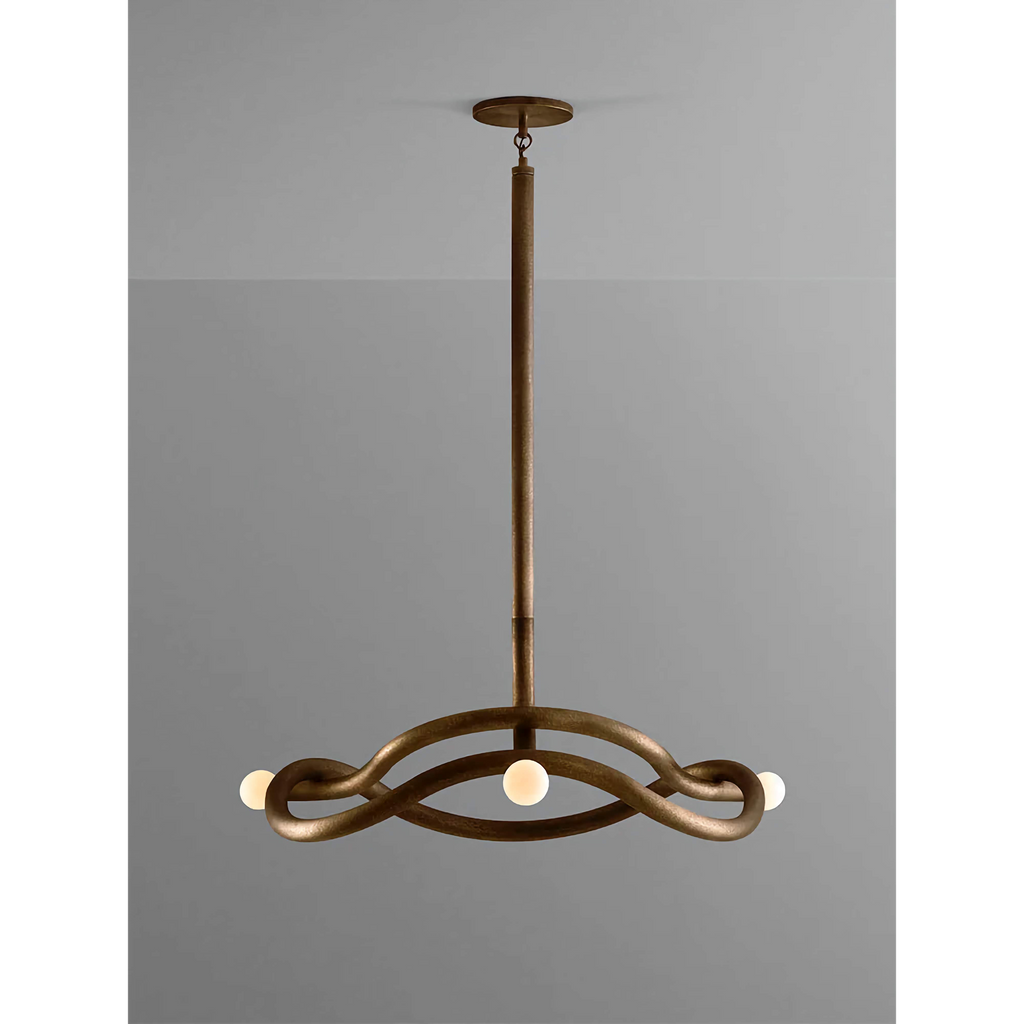 SCULPTURAL MID-CENTURY CHANDELIER | CLKZ074