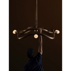 SCULPTURAL MID-CENTURY CHANDELIER | CLKZ074