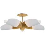 SEMI FLUSH GOLD CHANDELIER | CLSPK036
