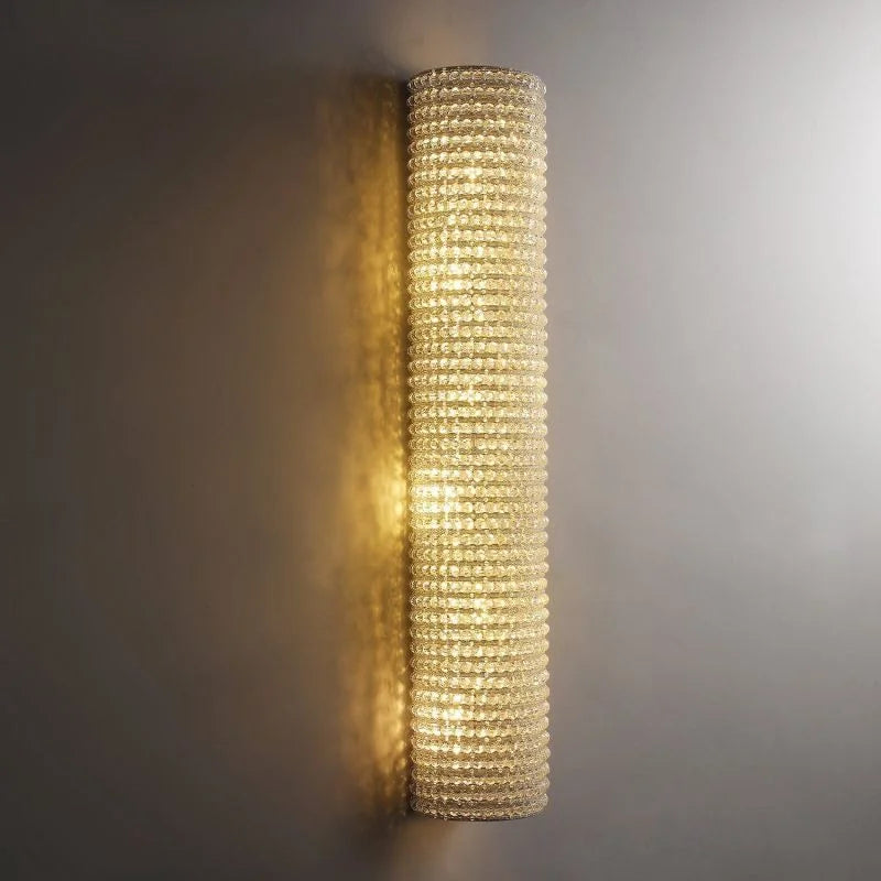 SILVER CRYSTAL BEADS WALL SCONCES | CLSC0951WS