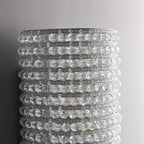 SILVER CRYSTAL BEADS WALL SCONCES | CLSC0951WS