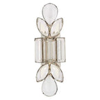 SILVER LARGE CRYSTAL WALL SCONCE | CLPFTL085S