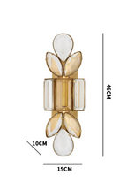 SILVER LARGE CRYSTAL WALL SCONCE | CLPFTL085S