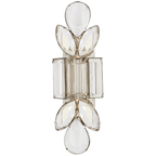SILVER LARGE CRYSTAL WALL SCONCE | CLPFTL085S