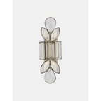 SILVER LARGE CRYSTAL WALL SCONCE | CLPFTL085S