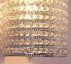 SMOKED Amber CRYSTAL Beads WALL SCONCES | CLSC0951W