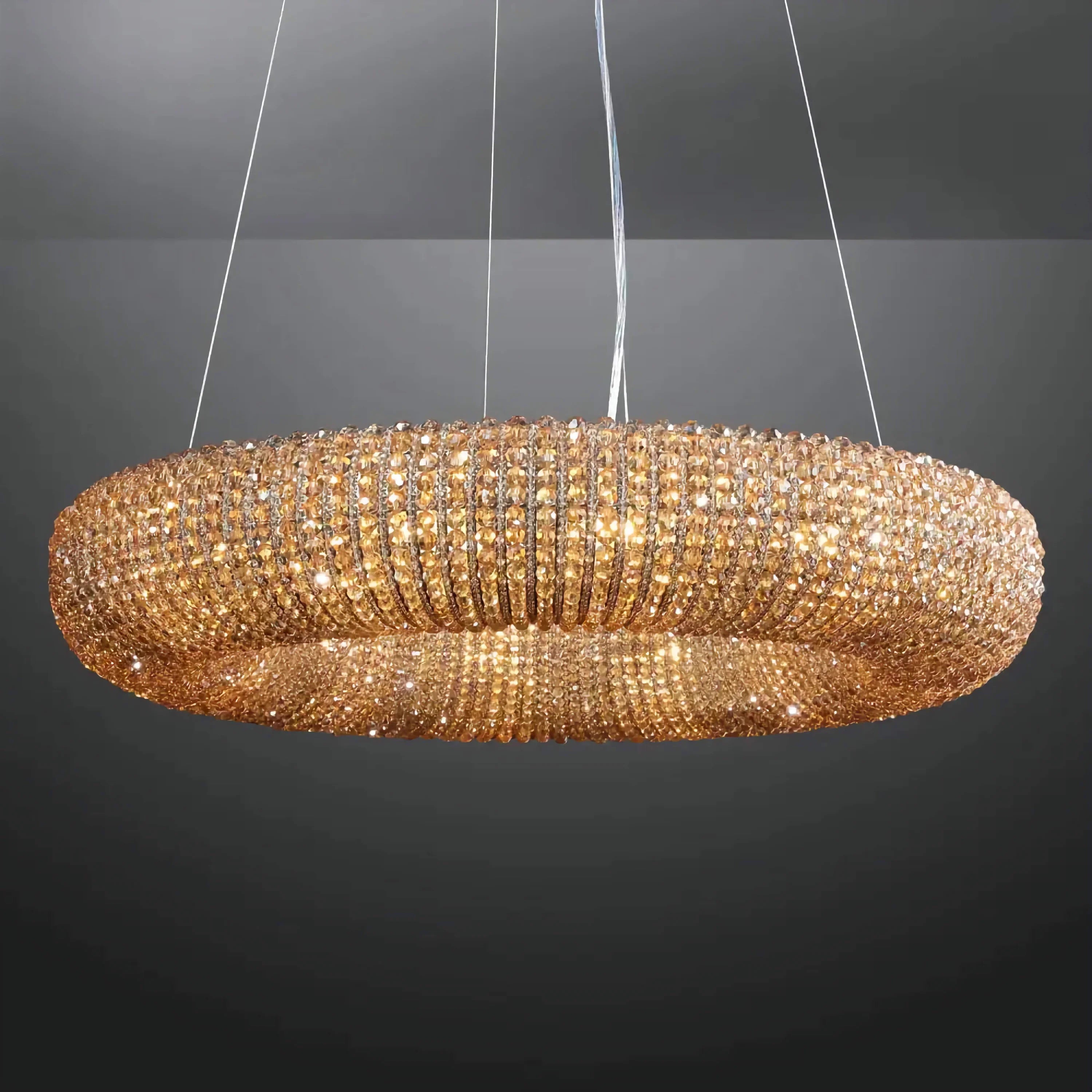 SMOKED CRYSTAL CHANDELIER | CLSC0951