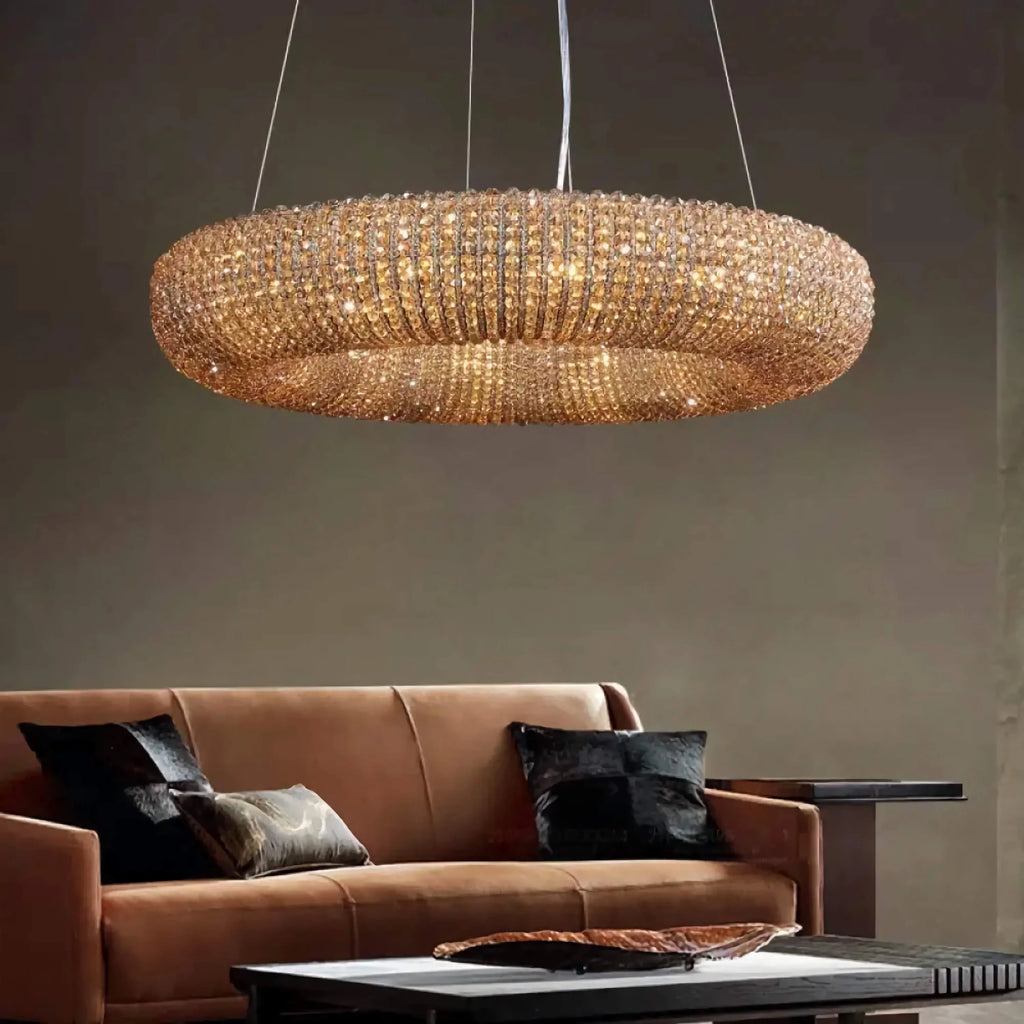 SMOKED CRYSTAL CHANDELIER | CLSC0951