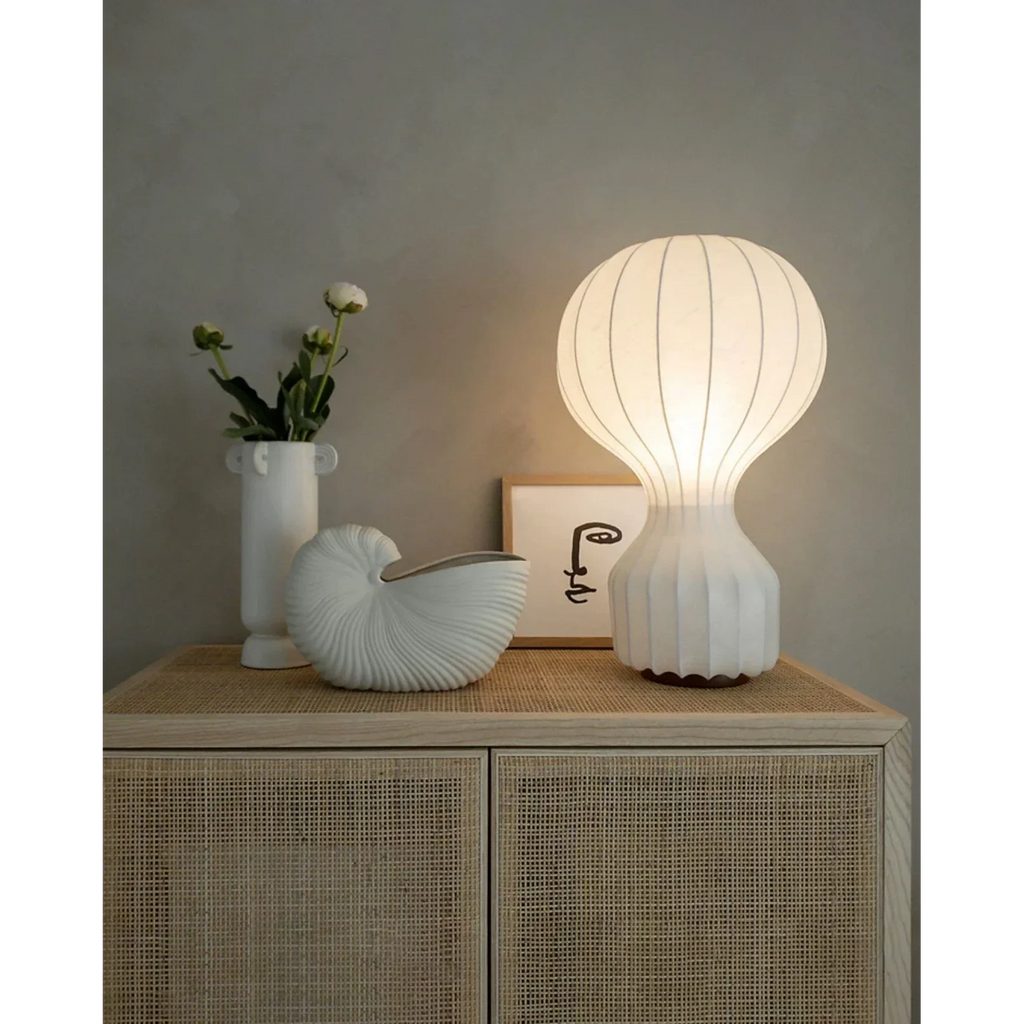 SOFFIO SERENO WABI-SABI SILK TABLE LAMP | CLKM850