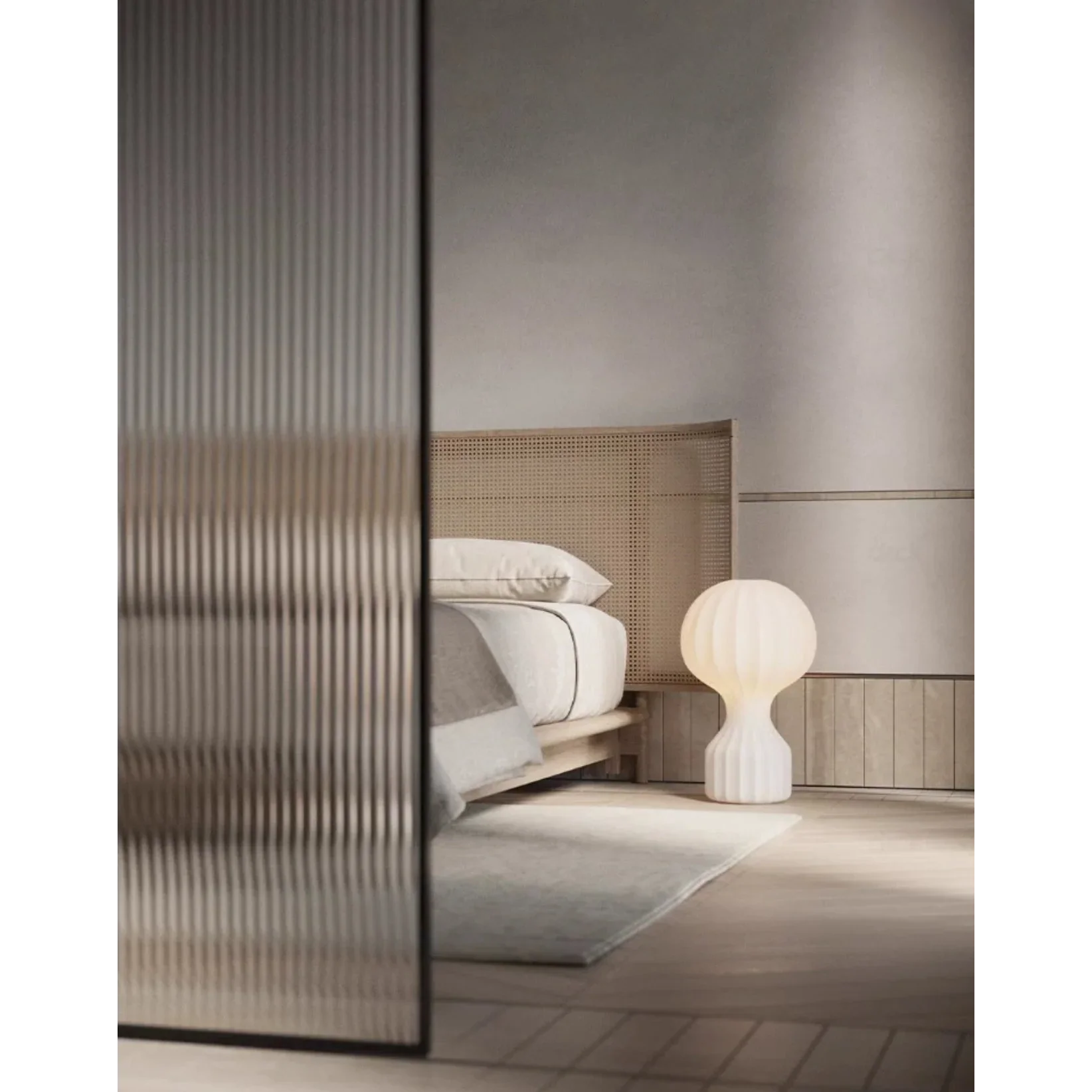 SOFFIO SERENO WABI-SABI SILK TABLE LAMP | CLKM850