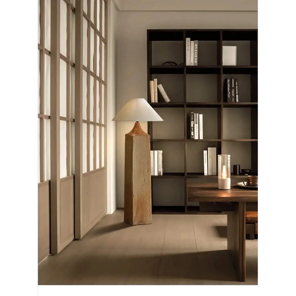 SOLID WOOD COLUMNAR FLOOR LAMP | ELKANN DESIGN CL980