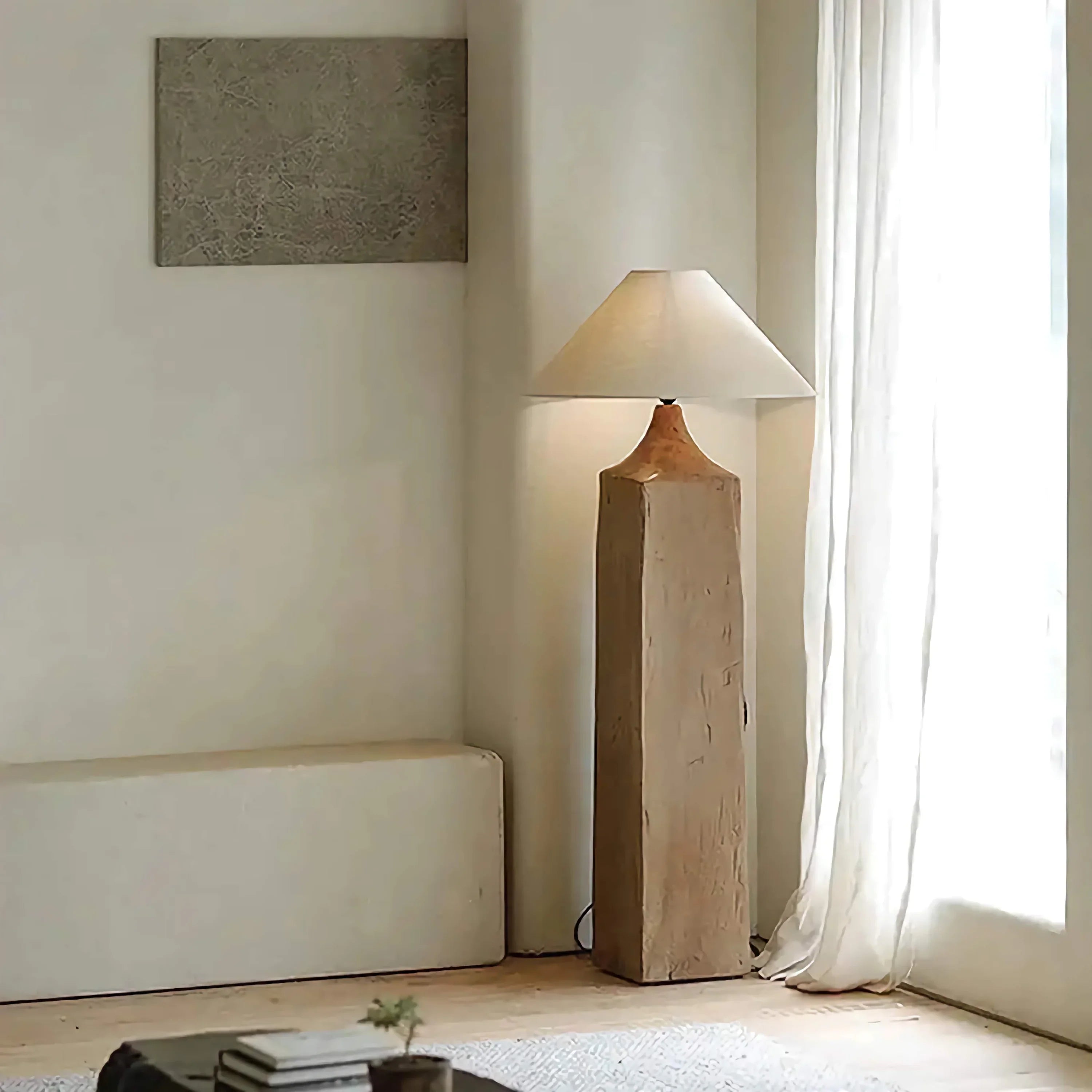 SOLID WOOD COLUMNAR FLOOR LAMP | ELKANN DESIGN CL980