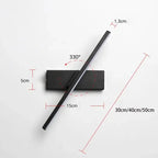 SOMPRIM MODERN SWING LED LAMP - BLACK