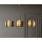 SPANISH ALABASTER ROUND CHANDELIER | CLDVY73