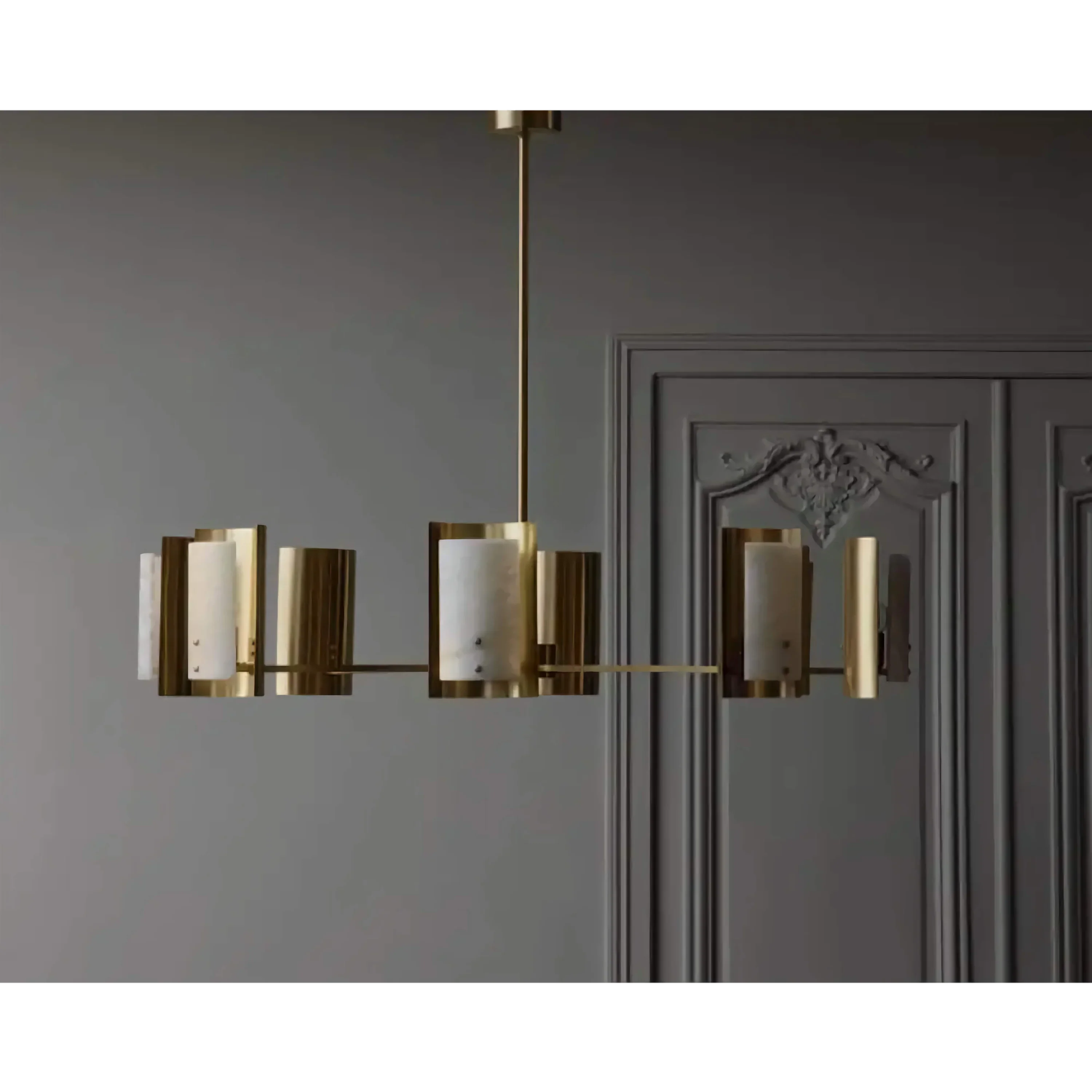 SPANISH ALABASTER ROUND CHANDELIER | CLDVY73