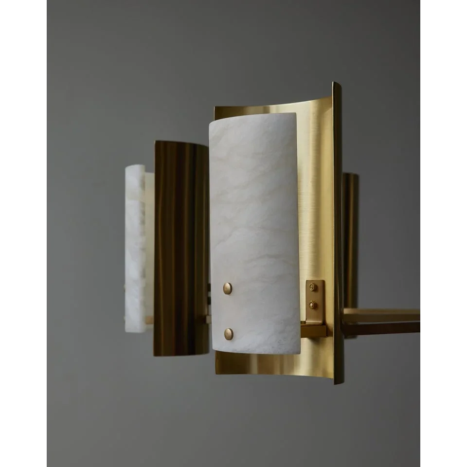 SPANISH ALABASTER ROUND CHANDELIER | CLDVY73