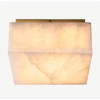 SQUARE NATURAL MARBLE FLUSH MOUNT | CLFGT014S