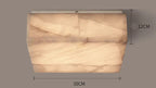 SQUARE NATURAL MARBLE FLUSH MOUNT | CLFGT014S