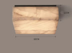 SQUARE NATURAL MARBLE FLUSH MOUNT | CLFGT014S
