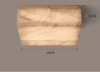 SQUARE NATURAL MARBLE FLUSH MOUNT | CLFGT014S