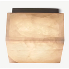 SQUARE NATURAL MARBLE FLUSH MOUNT | CLFGT014S