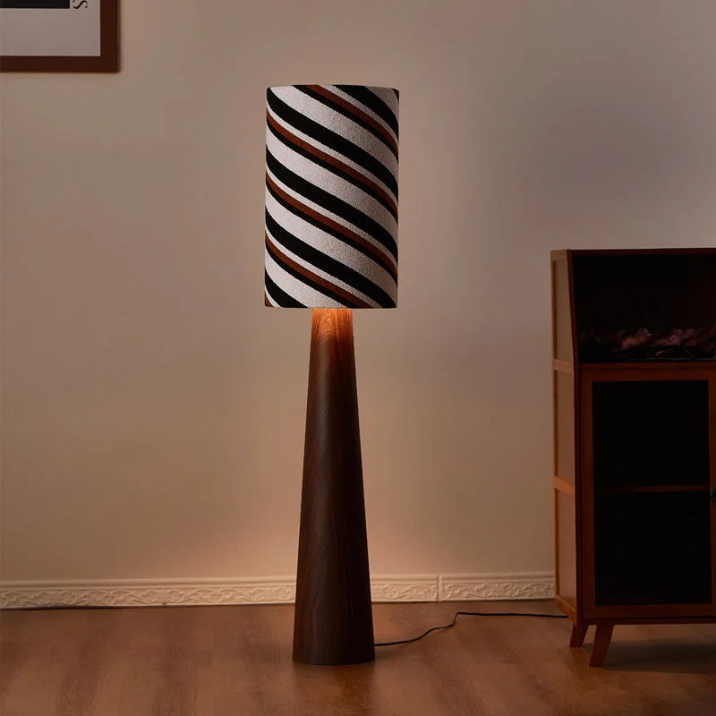 STRIPED JAPANDI FLOOR LAMP | CLHTR55