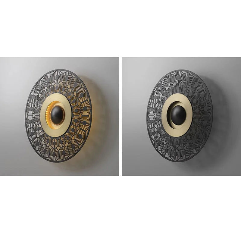 STYLISH METAL DISC WALL LAMP | CL80122