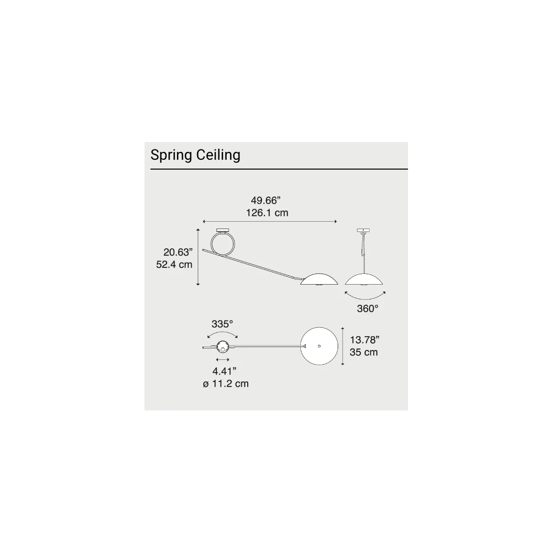 SWING CEILING LAMP | CLKJ9876