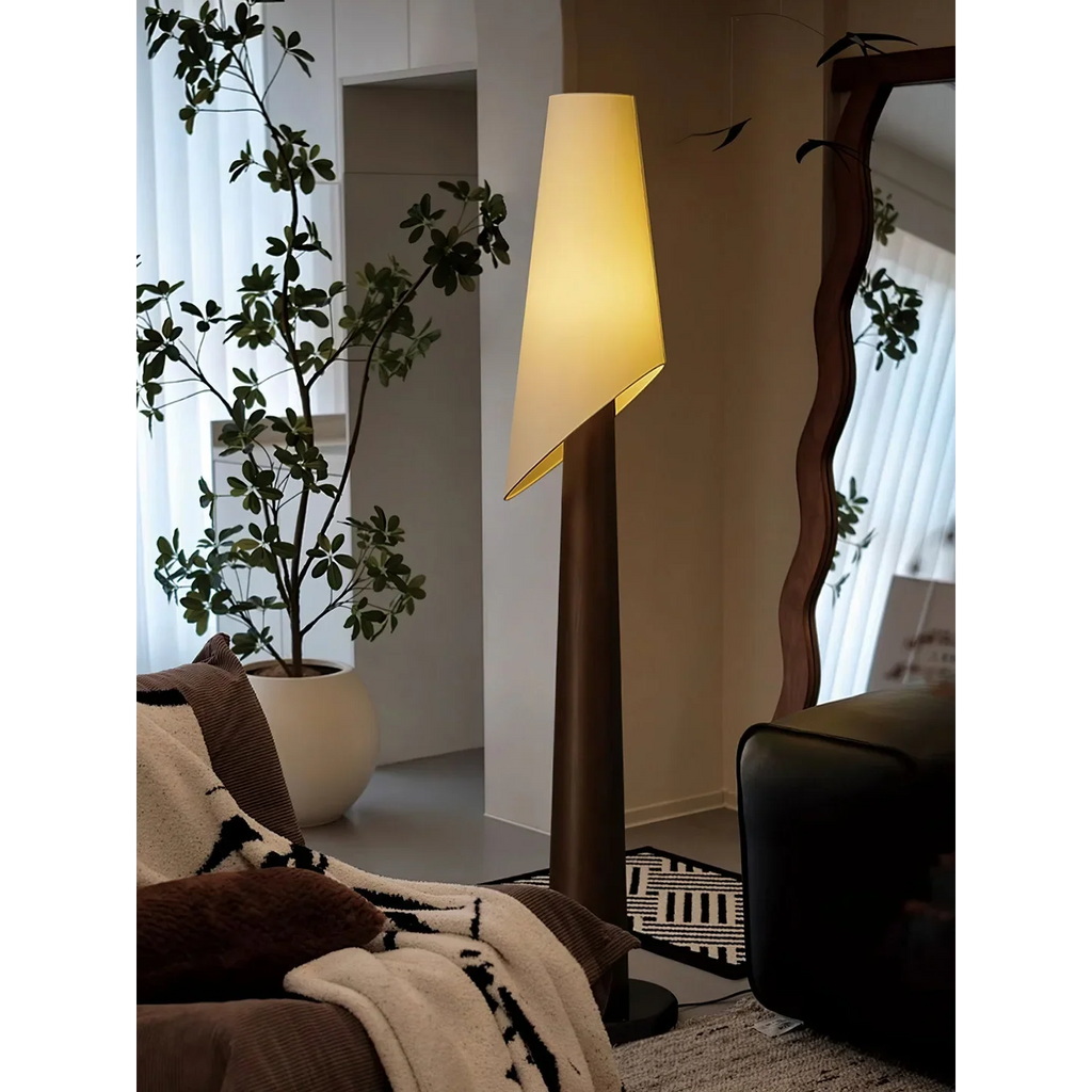 TAPERED WOOD FLOOR LAMP | CLWOSD075