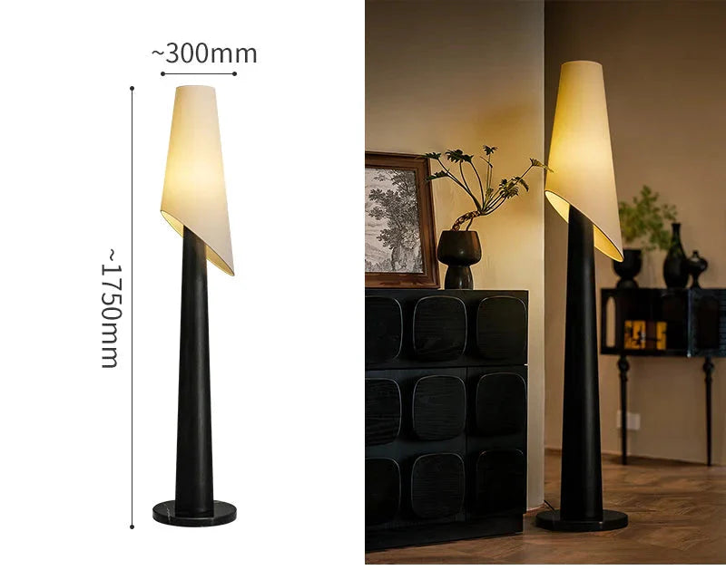 TAPERED WOOD FLOOR LAMP | CLWOSD075
