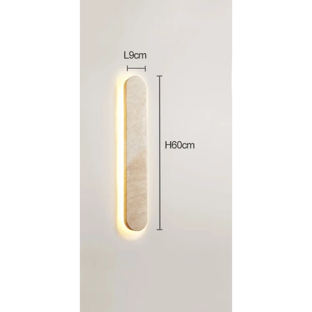 TAUPE MARBLE WATERPROOF LED WALL LAMP | CL85522SD