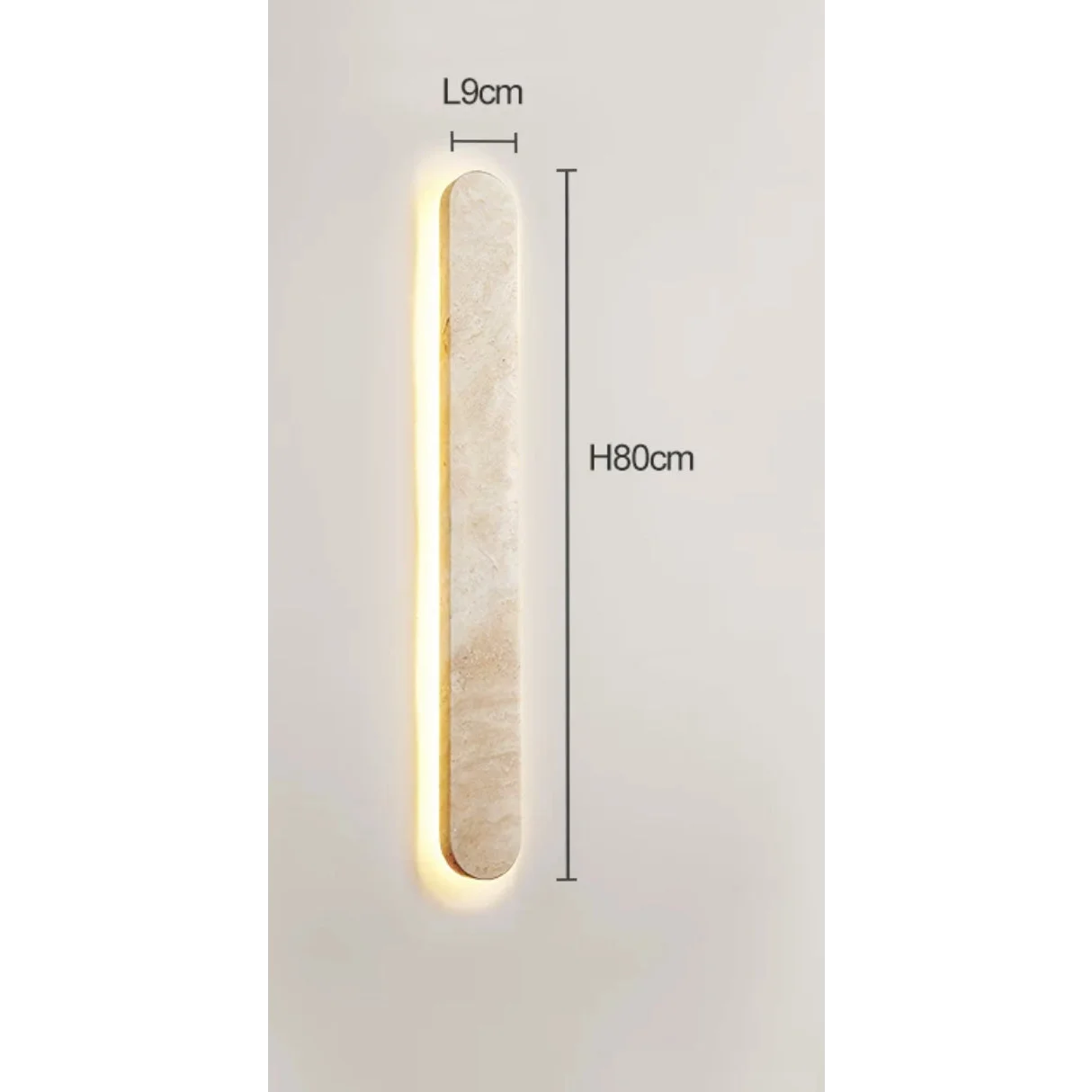 TAUPE MARBLE WATERPROOF LED WALL LAMP | CL85522SD
