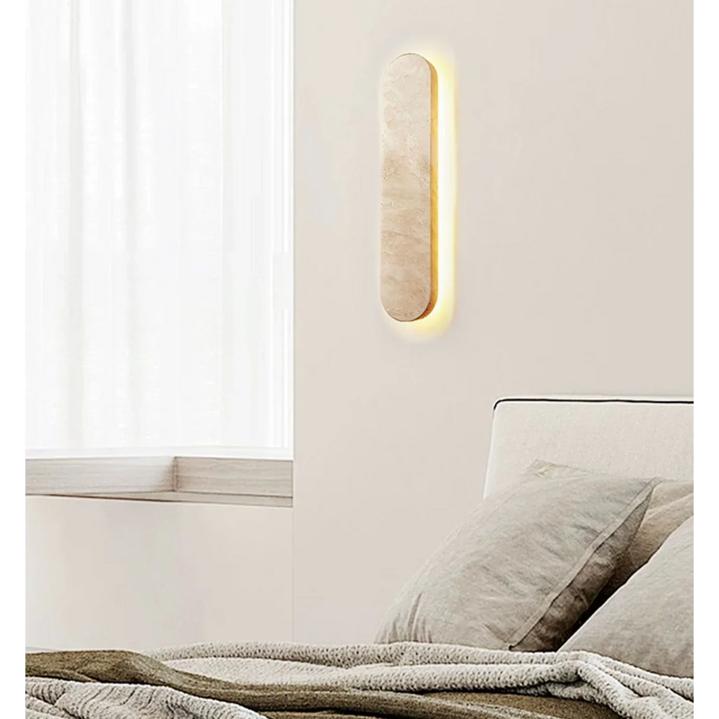 TAUPE MARBLE WATERPROOF LED WALL LAMP | CL85522SD