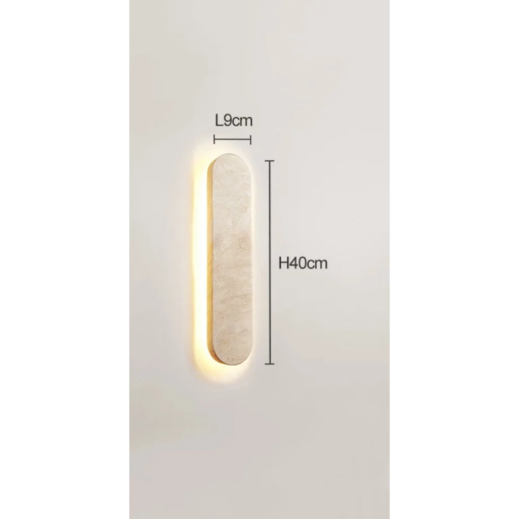 TAUPE MARBLE WATERPROOF LED WALL LAMP | CL85522SD