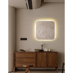 TAUPE SQUARE MARBLE WALL LAMP | CLZT8950