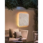 TAUPE SQUARE MARBLE WALL LAMP | CLZT8950
