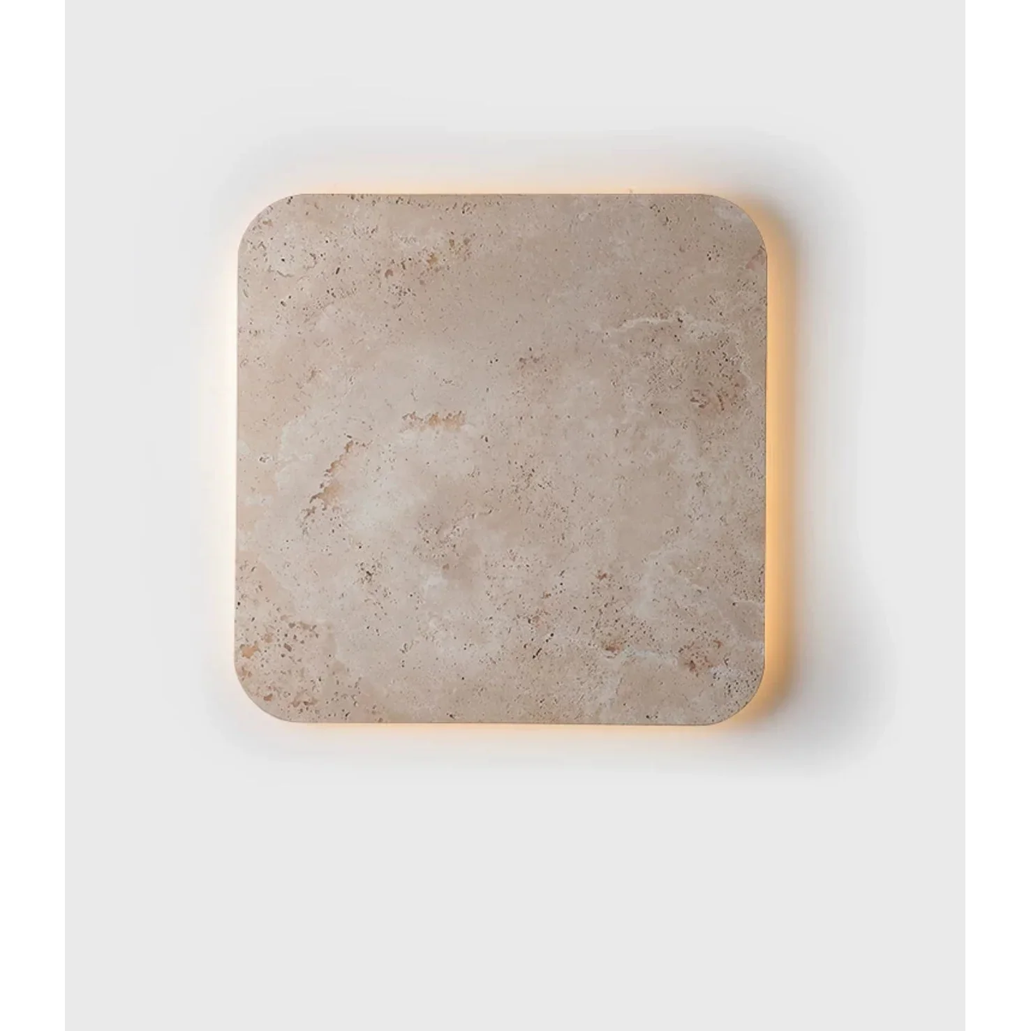 TAUPE SQUARE MARBLE WALL LAMP | CLZT8950