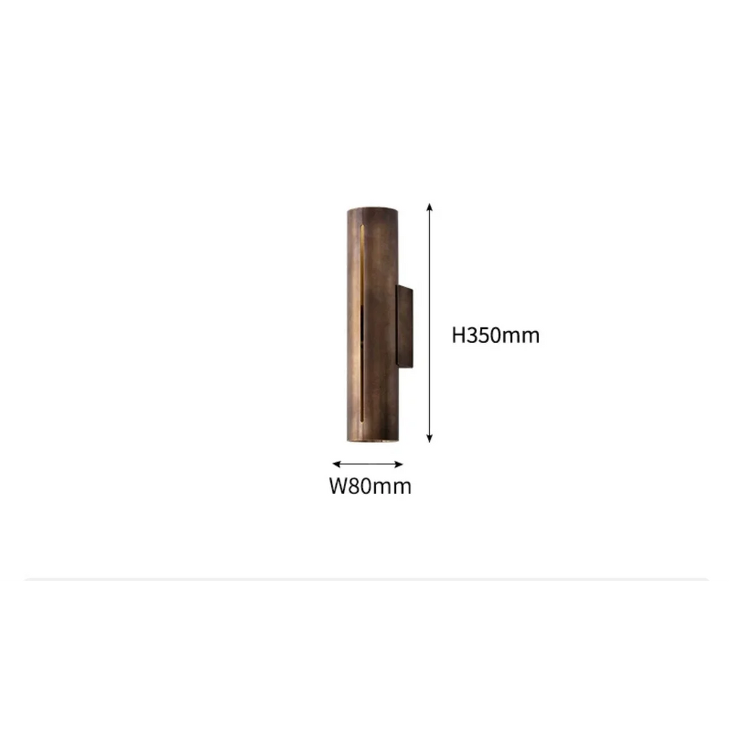 THICKENED COPPER WALL LAMP