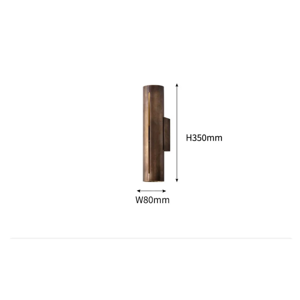 THICKENED COPPER WALL LAMP