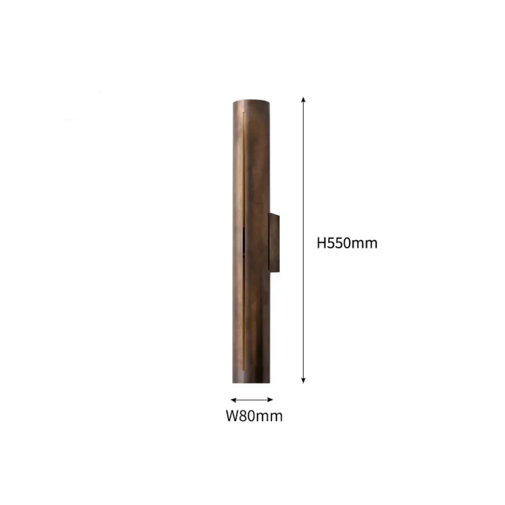 THICKENED COPPER WALL LAMP