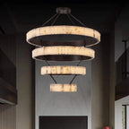 TIERED ALABASTER SPIRAL CHANDELIER | CLSPIRAS025