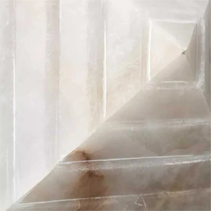 TRAPEZOIDAL ALABASTER WALL SCONCE | CLJPAS028