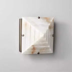 TRAPEZOIDAL ALABASTER WALL SCONCE | CLJPAS028