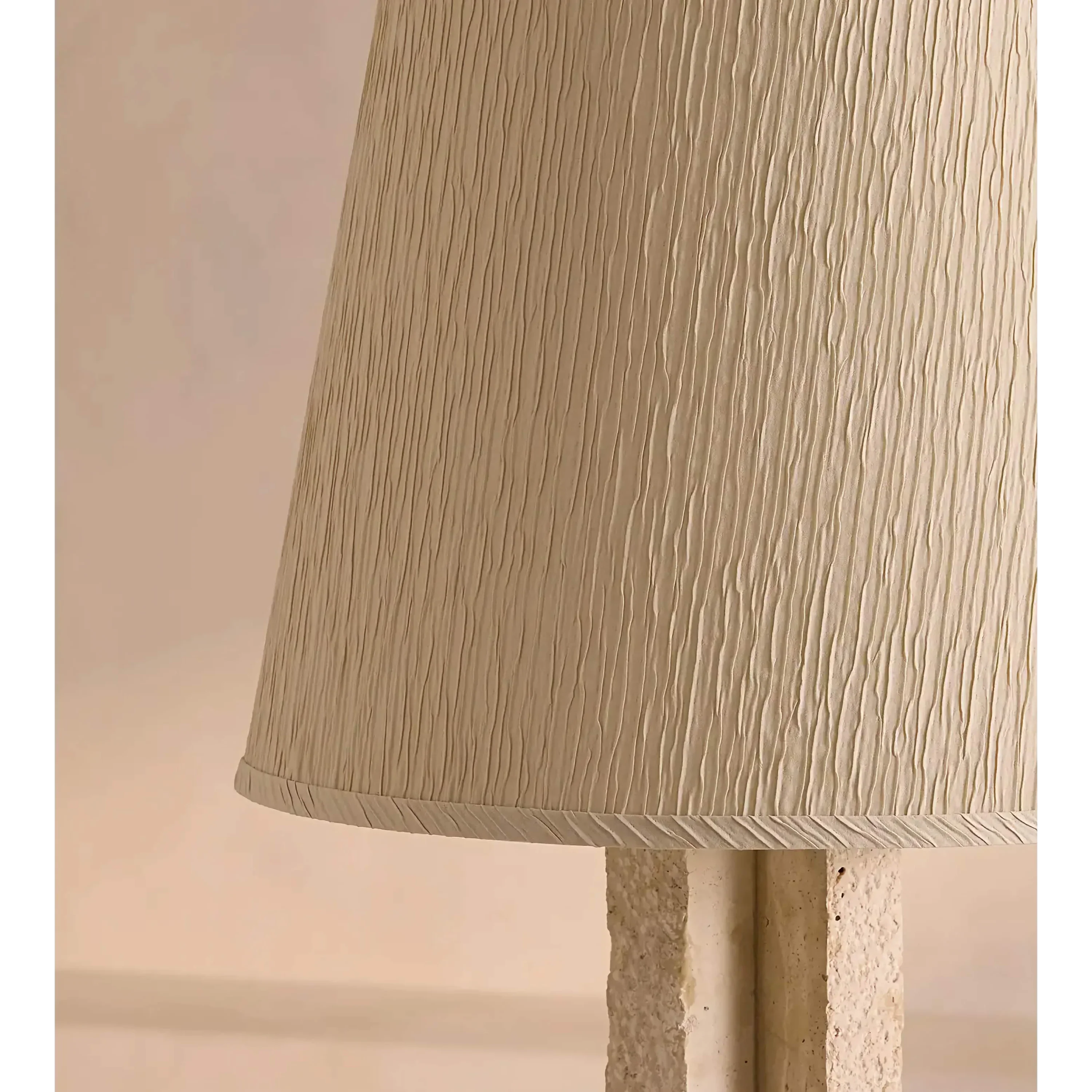 TRAVERTINE BLOCK FLOOR LAMP | CLJFR53