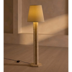 TRAVERTINE BLOCK FLOOR LAMP | CLJFR53