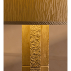 TRAVERTINE BLOCK FLOOR LAMP | CLJFR53