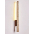 TRAVERTINE AND WOOD WALL LAMP | CLVB89500